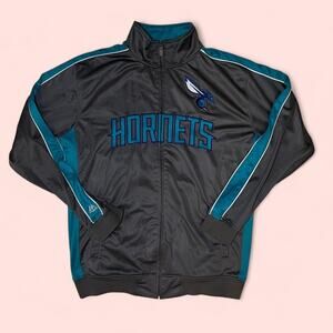 Vtg charlotte hornets track jacket